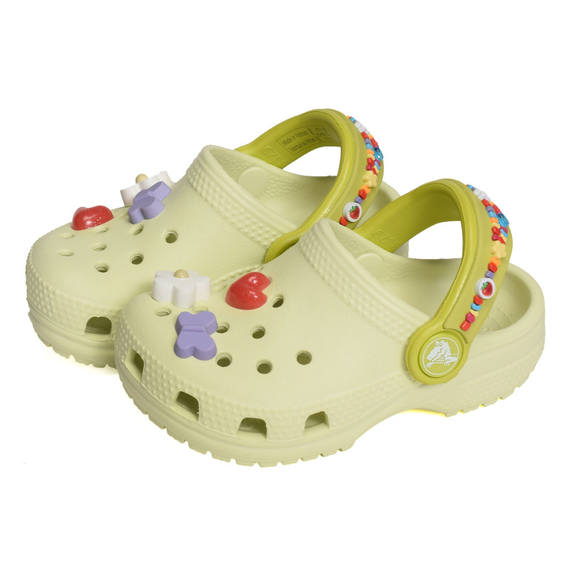 CLASSIC FRIENDSHIP BRACELET Vert Clair, Sabots Crocs