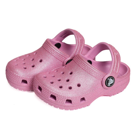 CLASSIC GLITTER CLOG KIDS Rose Glitter, Sabots Crocs