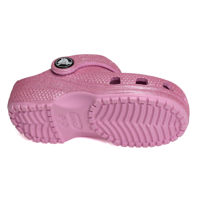 CLASSIC GLITTER CLOG KIDS Rose Glitter, Sabots Crocs