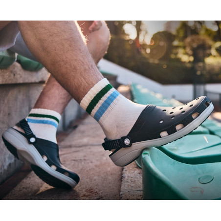 CLASSIC TURBO CLOG Noir, Sabots Crocs