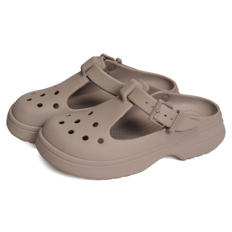 CLASSIC MARY JANE CLOG Taupe, Sabots Crocs