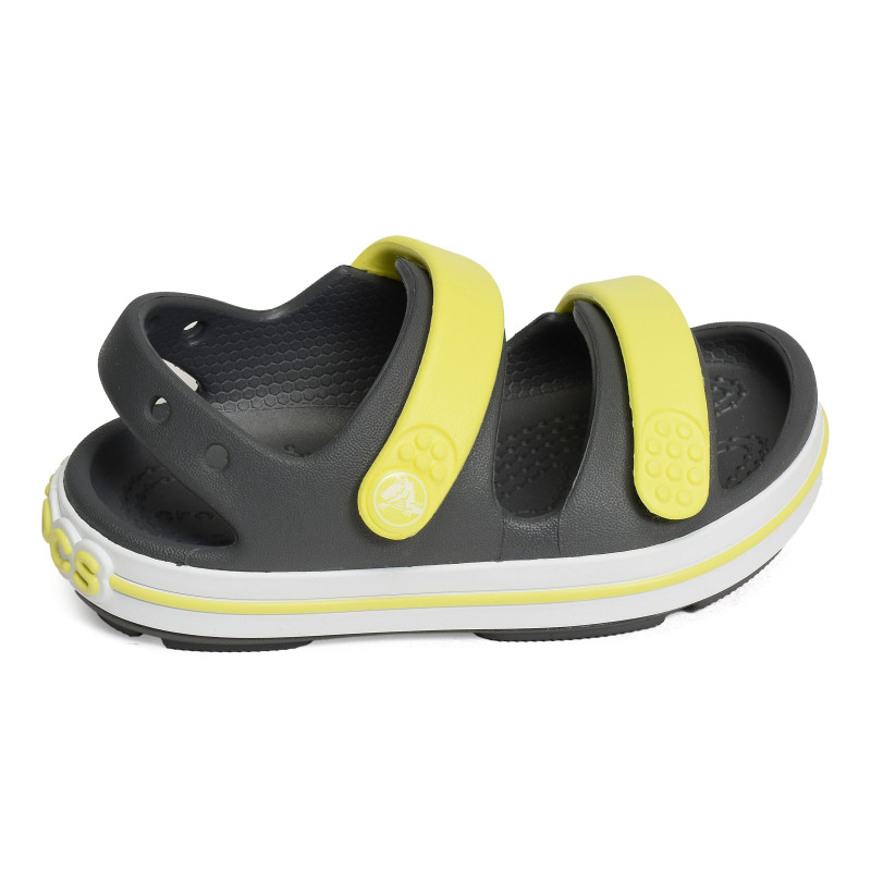 CROCBAND CRUISER SANDAL BOY Gris Jaune, Sandalettes Crocs