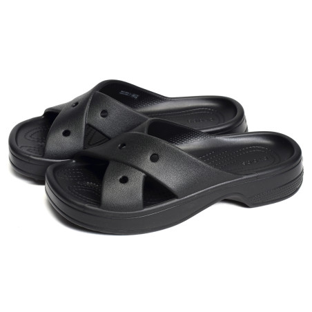 CROSS STRAP Noir, Claquettes Crocs