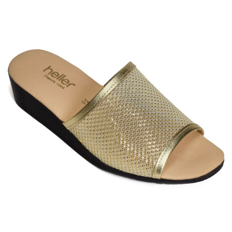YNELLE Platine, Mules Heller
