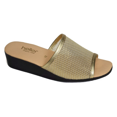 YNELLE Platine, Mules Heller