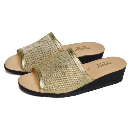 YNELLE Platine, Mules Heller