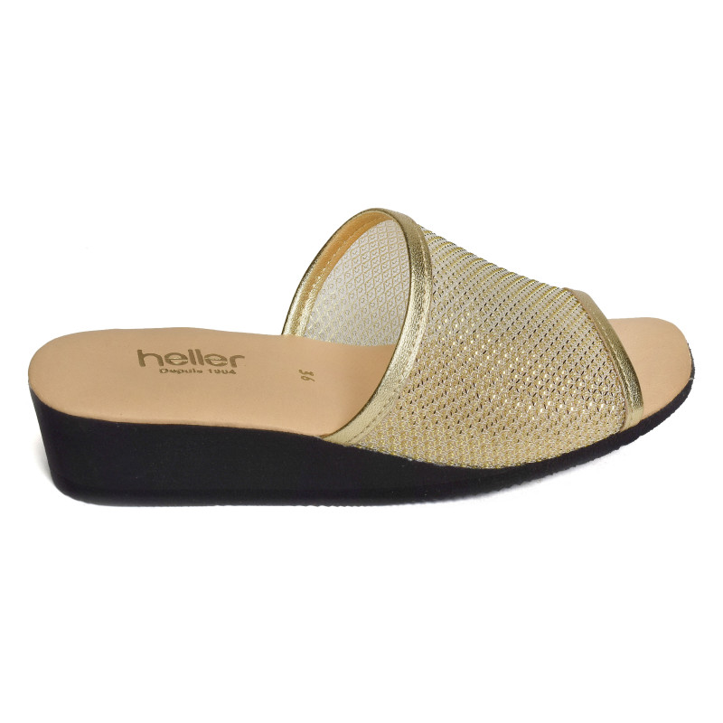 YNELLE Platine, Mules Heller