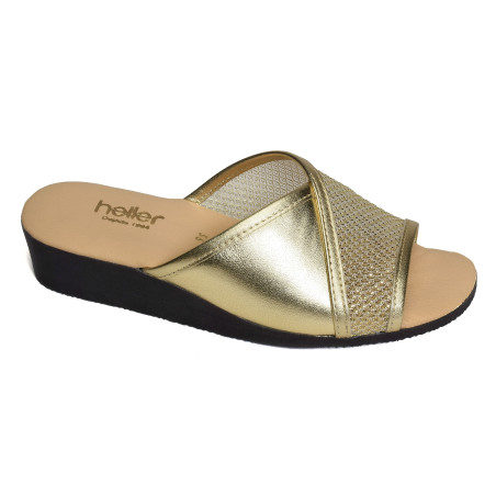 YNA Platine, Mules Heller
