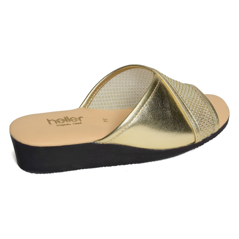 YNA Platine, Mules Heller