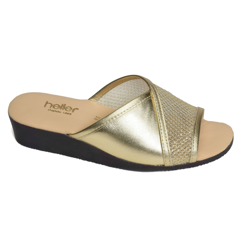 YNA Platine, Mules Heller