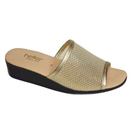 YNELLE Platine, Mules Heller