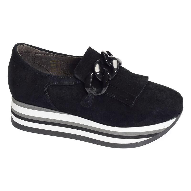 ADAYA Noir, Mocassins Softwaves