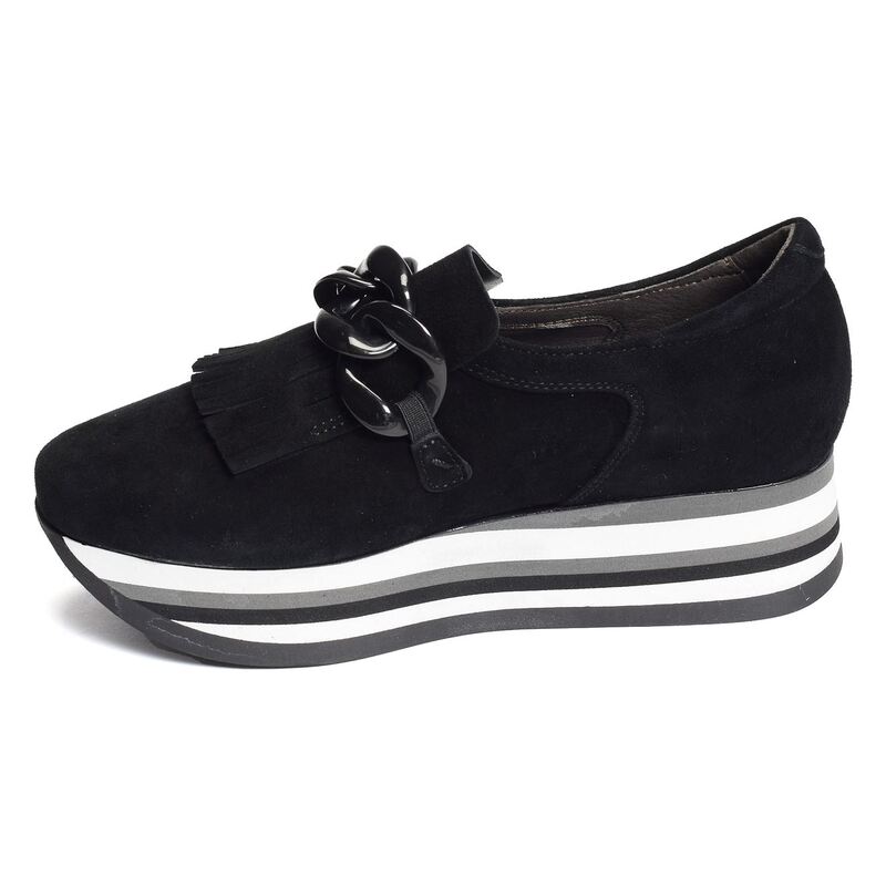 ADAYA Noir, Mocassins Softwaves