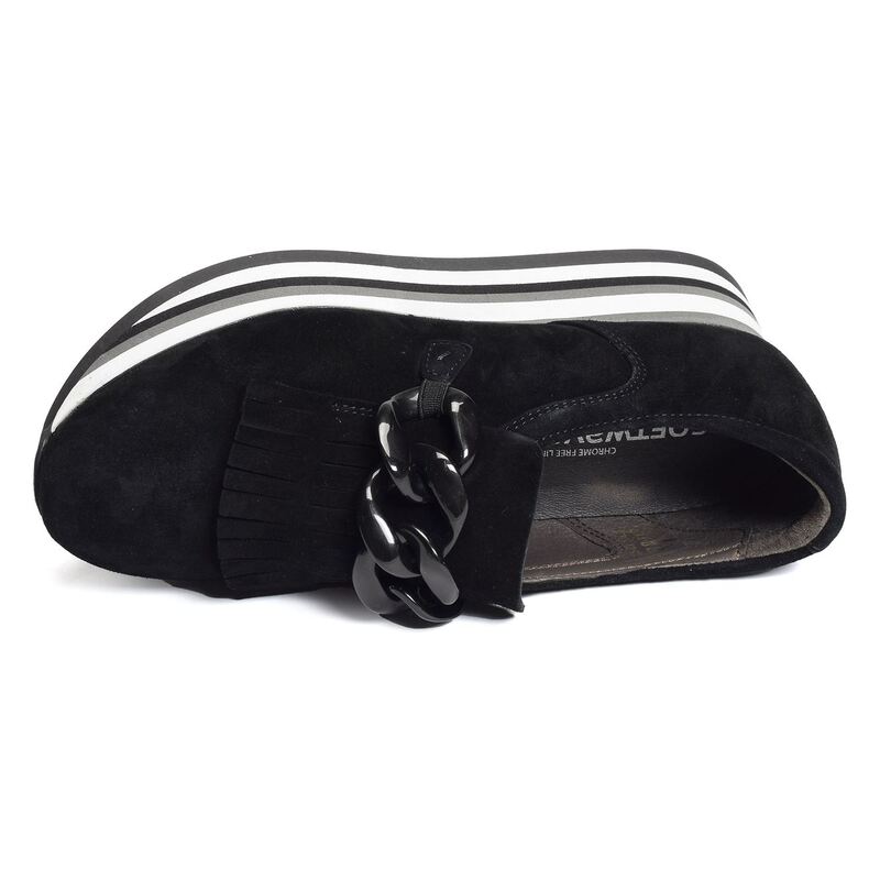 ADAYA Noir, Mocassins Softwaves