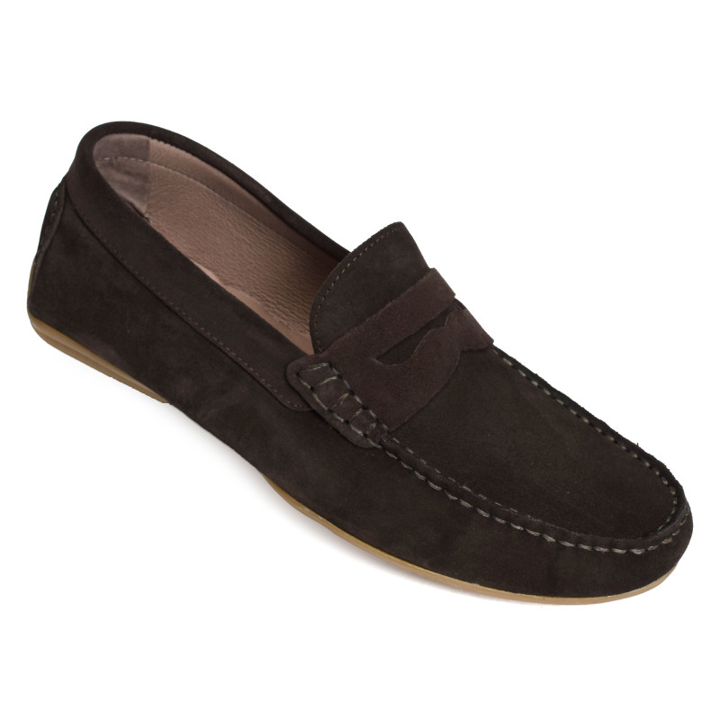 M09 Marron, Mocassins Pierre Cardin