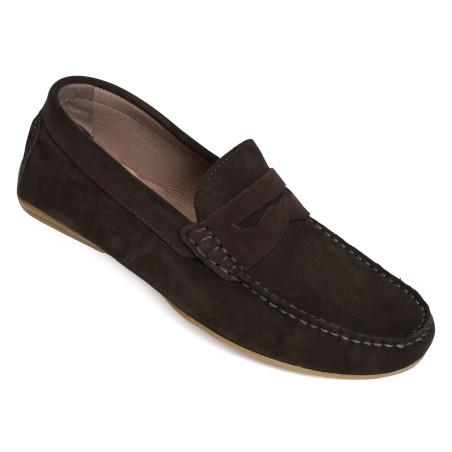 M09 Marron, Mocassins Pierre Cardin