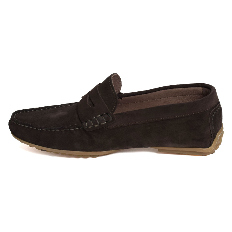 M09 Marron, Mocassins Pierre Cardin
