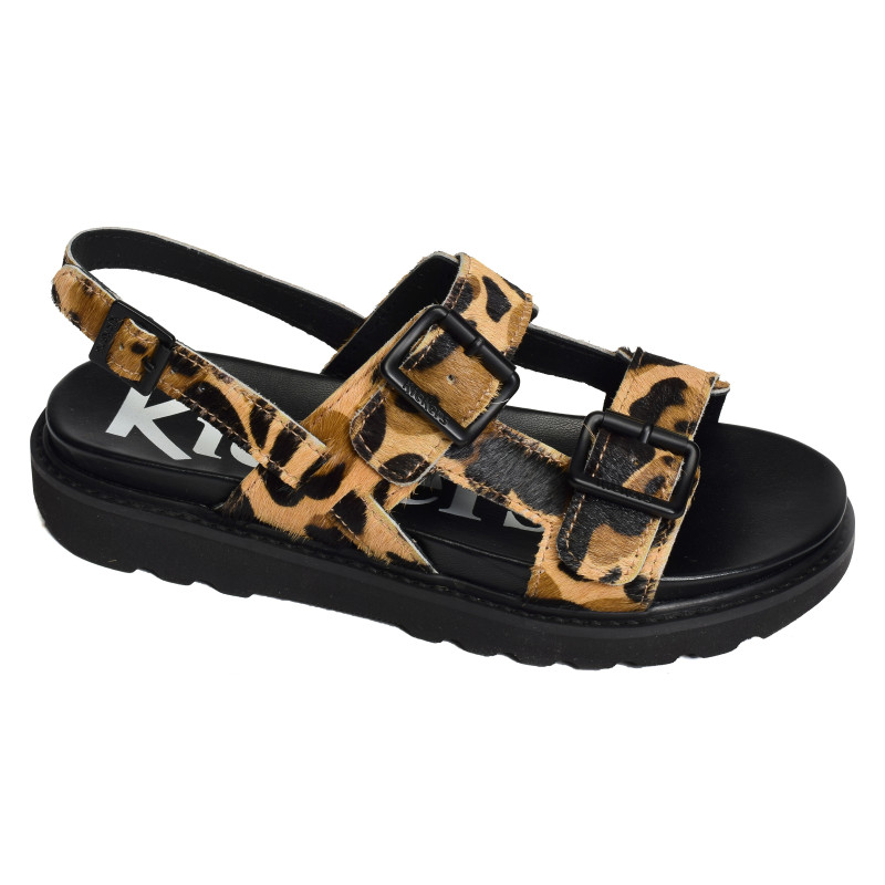 NEOSUMMER Léopard, Sandales plates Kickers
