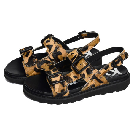 NEOSUMMER Léopard, Sandales plates Kickers