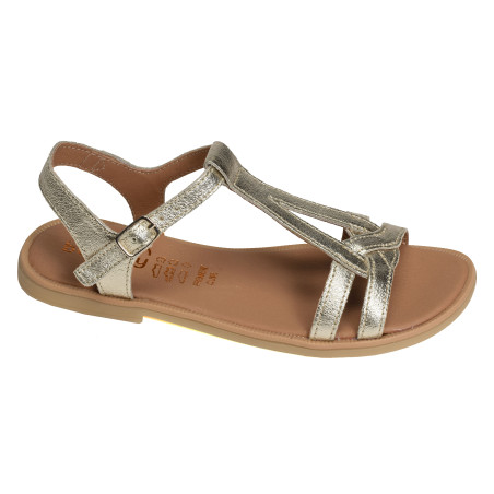 JILOU Or, Sandales plates & Nu-Pieds Bellamy