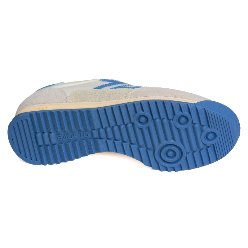 BARKLEY JOGGER MEN Blanc Bleu, Baskets running Back 70
