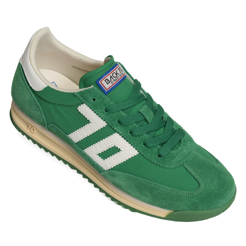BARKLEY JOGGER MEN Vert, Baskets running Back 70