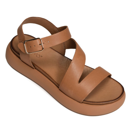 A96001 Marron, Nu-Pieds à plateforme Inuovo