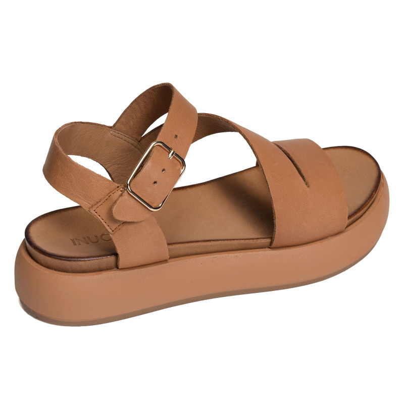 A96001 Marron, Nu-Pieds à plateforme Inuovo