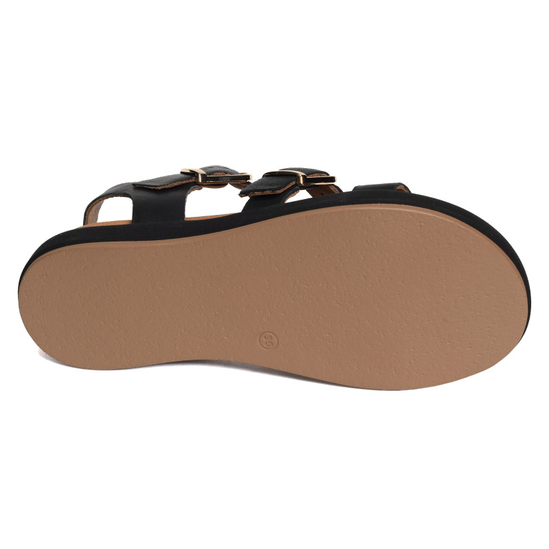 A96046 Noir, Nu-Pieds à plateforme Inuovo