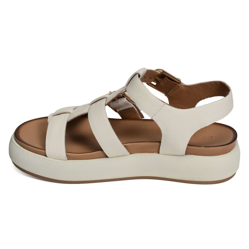A96046 Blanc, Nu-Pieds à plateforme Inuovo