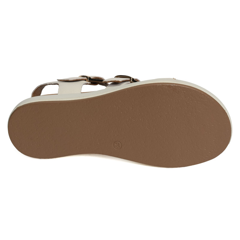 A96046 Blanc, Nu-Pieds à plateforme Inuovo