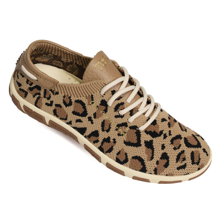 JAZARIA Camel Léopard, Chaussures basses TBS