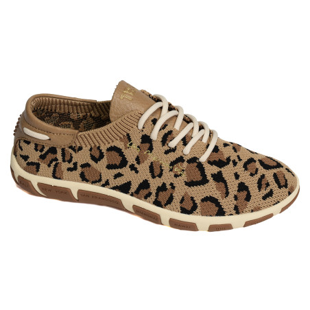 JAZARIA Camel Léopard, Chaussures basses TBS