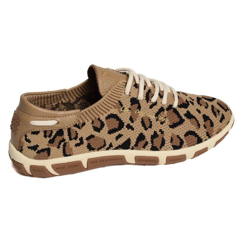 JAZARIA Camel Léopard, Chaussures basses TBS