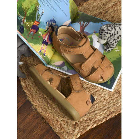 PIKA SCRATCH Camel, Sandales plates & Nu-Pieds Shoopom