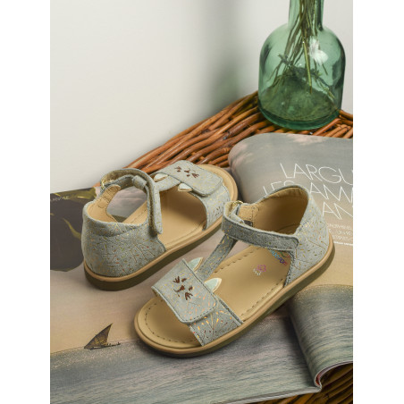 TITY MIAOU Vert, Sandales plates & Nu-Pieds Shoopom