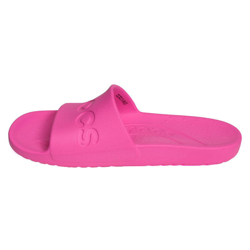 CROCS SLIDE Rose Fluo, Claquettes Crocs