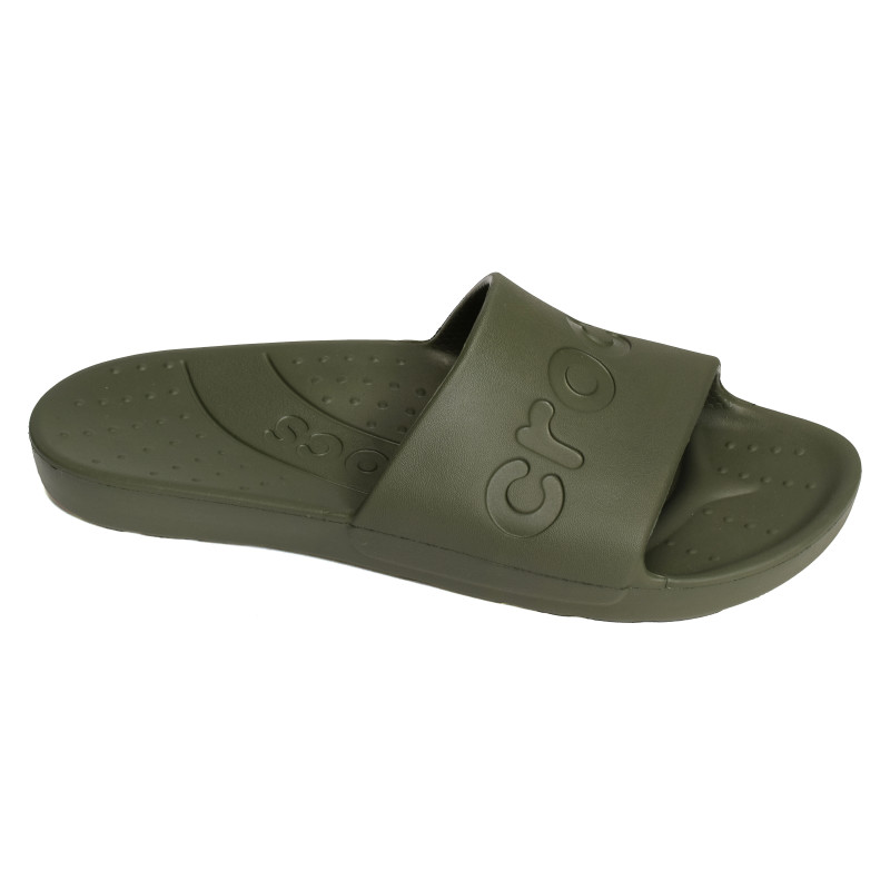 CROCS SLIDE Kaki, Claquettes Crocs