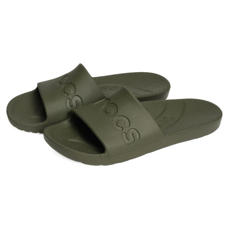 CROCS SLIDE Kaki, Claquettes Crocs