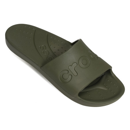 CROCS SLIDE Kaki, Claquettes Crocs