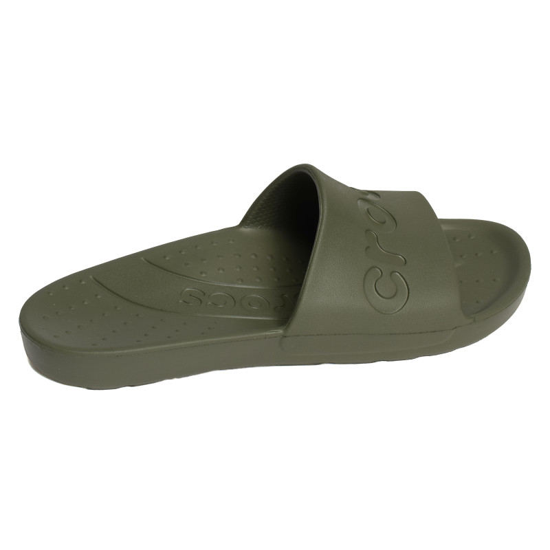 CROCS SLIDE Kaki, Claquettes Crocs