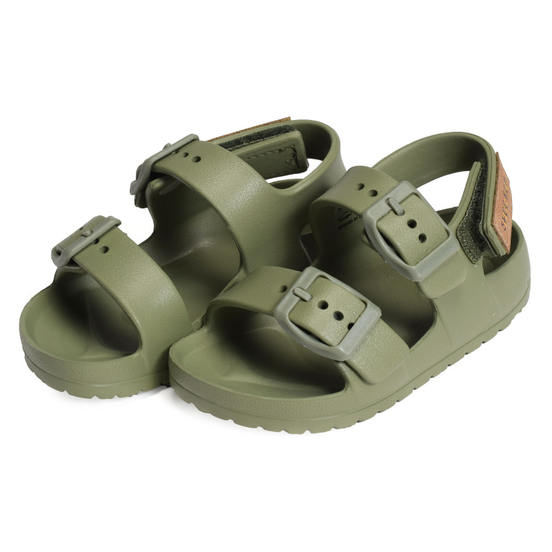 SURFY BUCKLES BOY Kaki, Sandalettes Shoopom