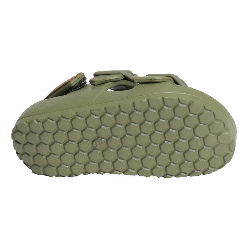 SURFY BUCKLES BOY Kaki, Sandalettes Shoopom