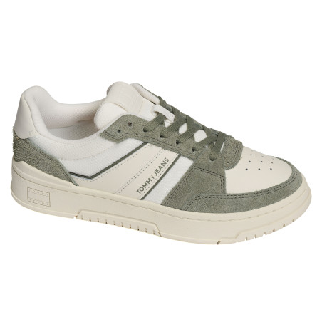 TJM CUPSOLE PODS 1579 Blanc Kaki, Sneakers basses Tommy Hilfiger