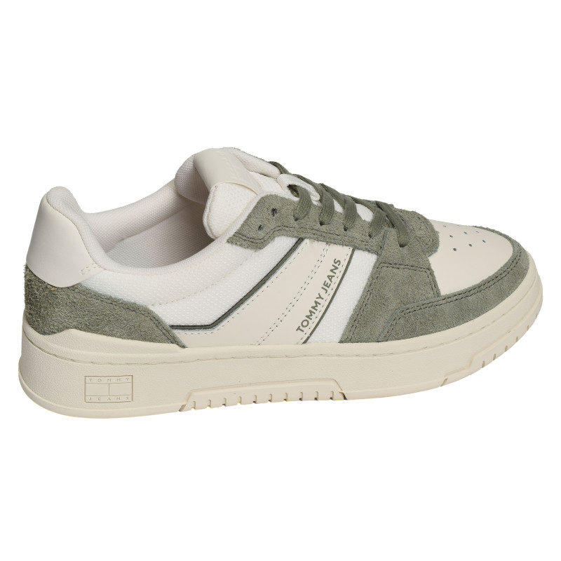 TJM CUPSOLE PODS 1579 Blanc Kaki, Sneakers basses Tommy Hilfiger