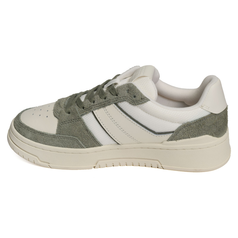 TJM CUPSOLE PODS 1579 Blanc Kaki, Sneakers basses Tommy Hilfiger