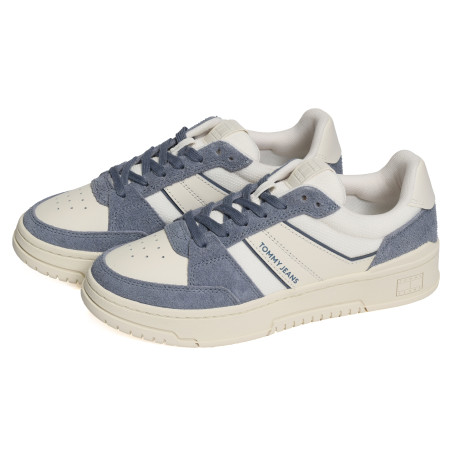 TJM CUPSOLE PODS 1579 Blanc Jeans, Sneakers basses Tommy Hilfiger
