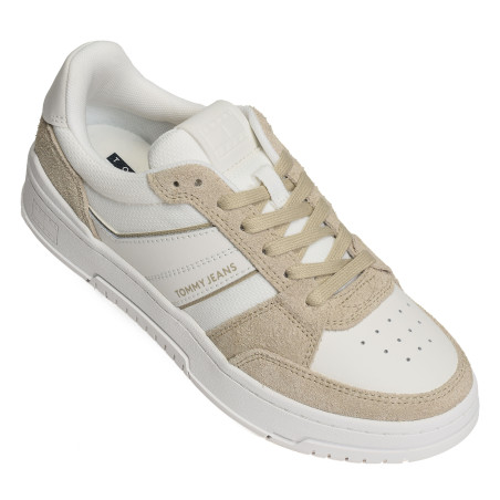 TJM CUPSOLE PODS 1579 Blanc Beige, Sneakers basses Tommy Hilfiger