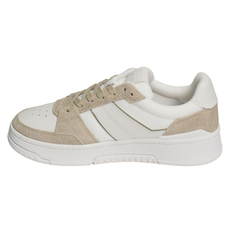 TJM CUPSOLE PODS 1579 Blanc Beige, Sneakers basses Tommy Hilfiger