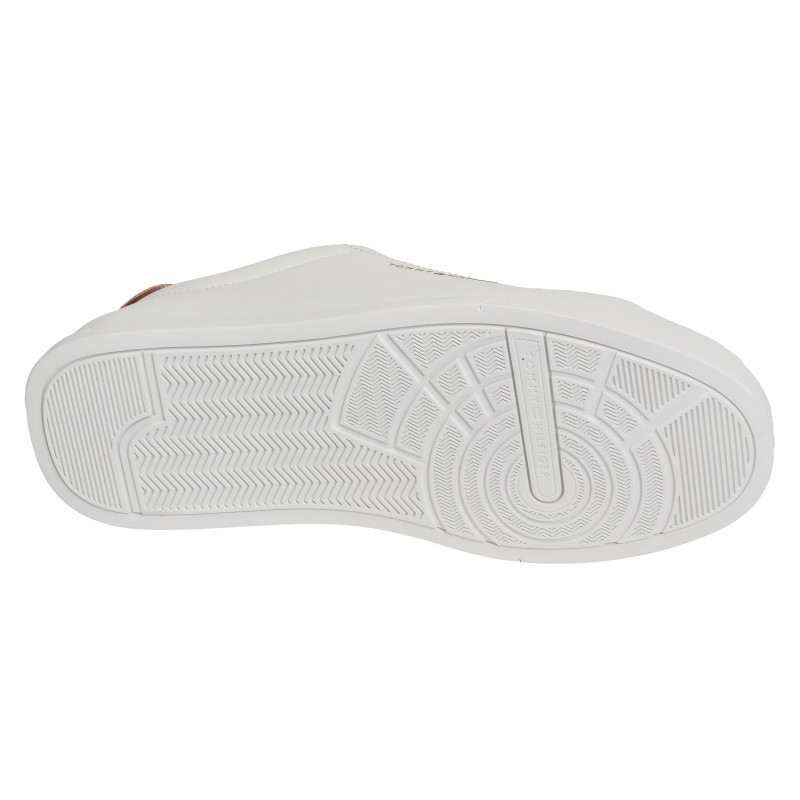 TH COURT LTH 5367 Blanc Orange, Sneakers basses Tommy Hilfiger